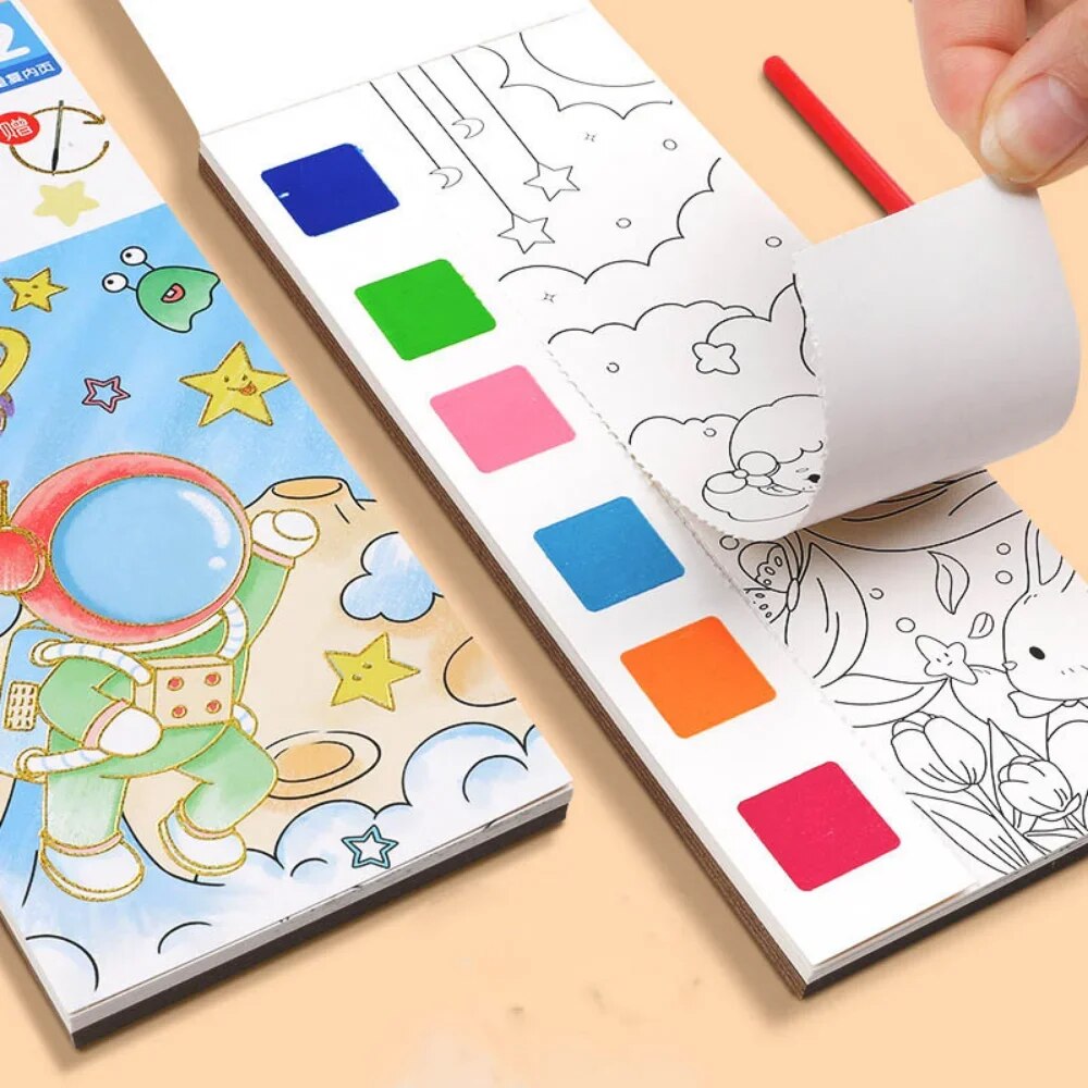Magical Watercolor Adventures - Pocket Painting Book