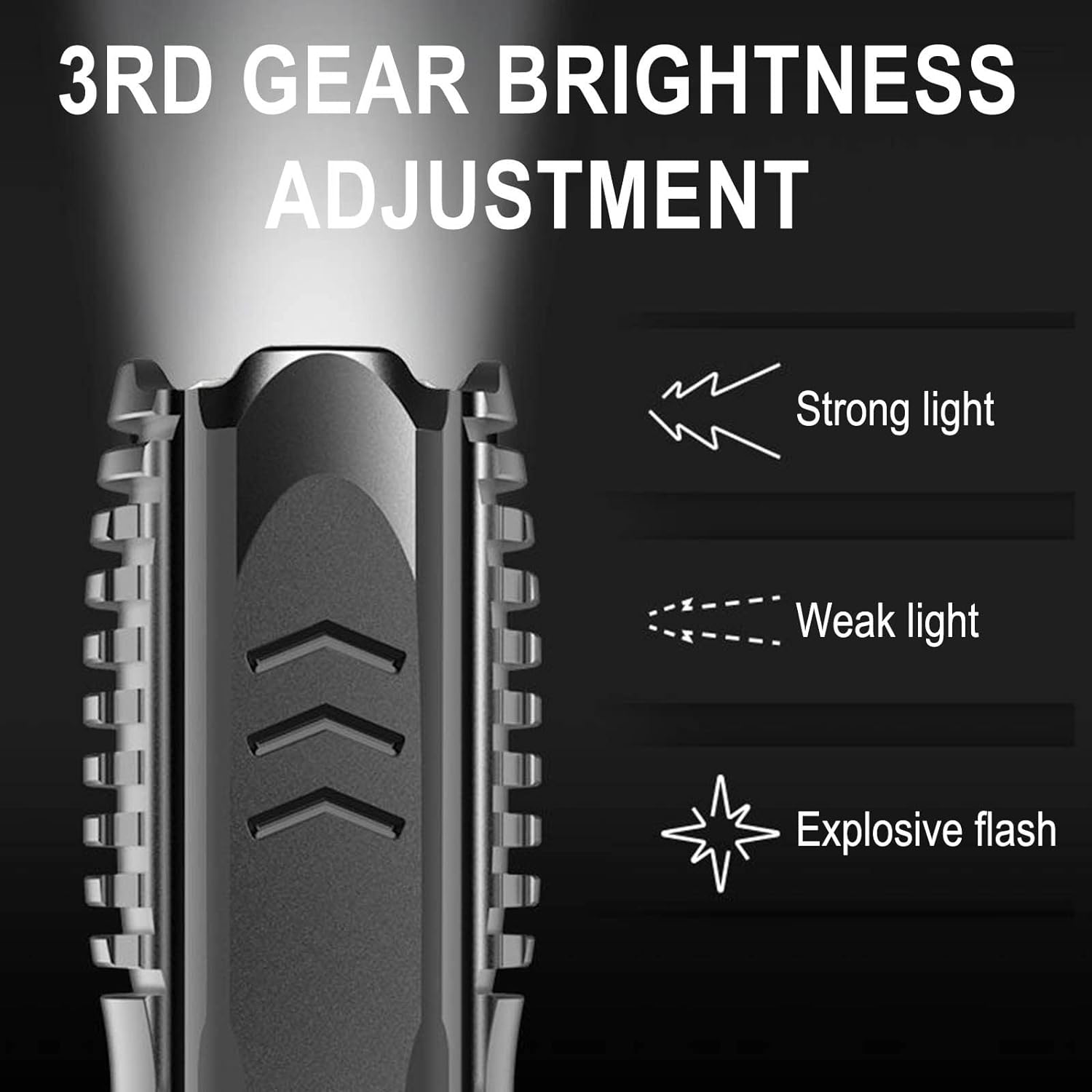 German Technology Multifunctional Rechargeable Flashlight - 50% Off TODAY!