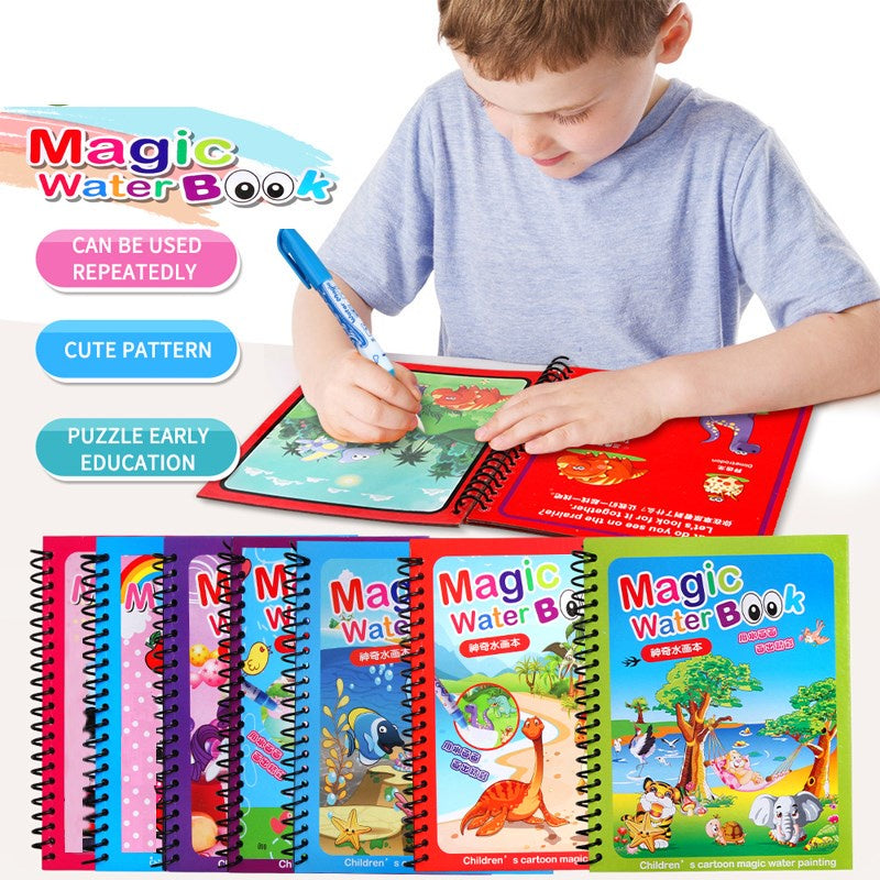 Reusable Magic Water Book  Kids Learning Toy